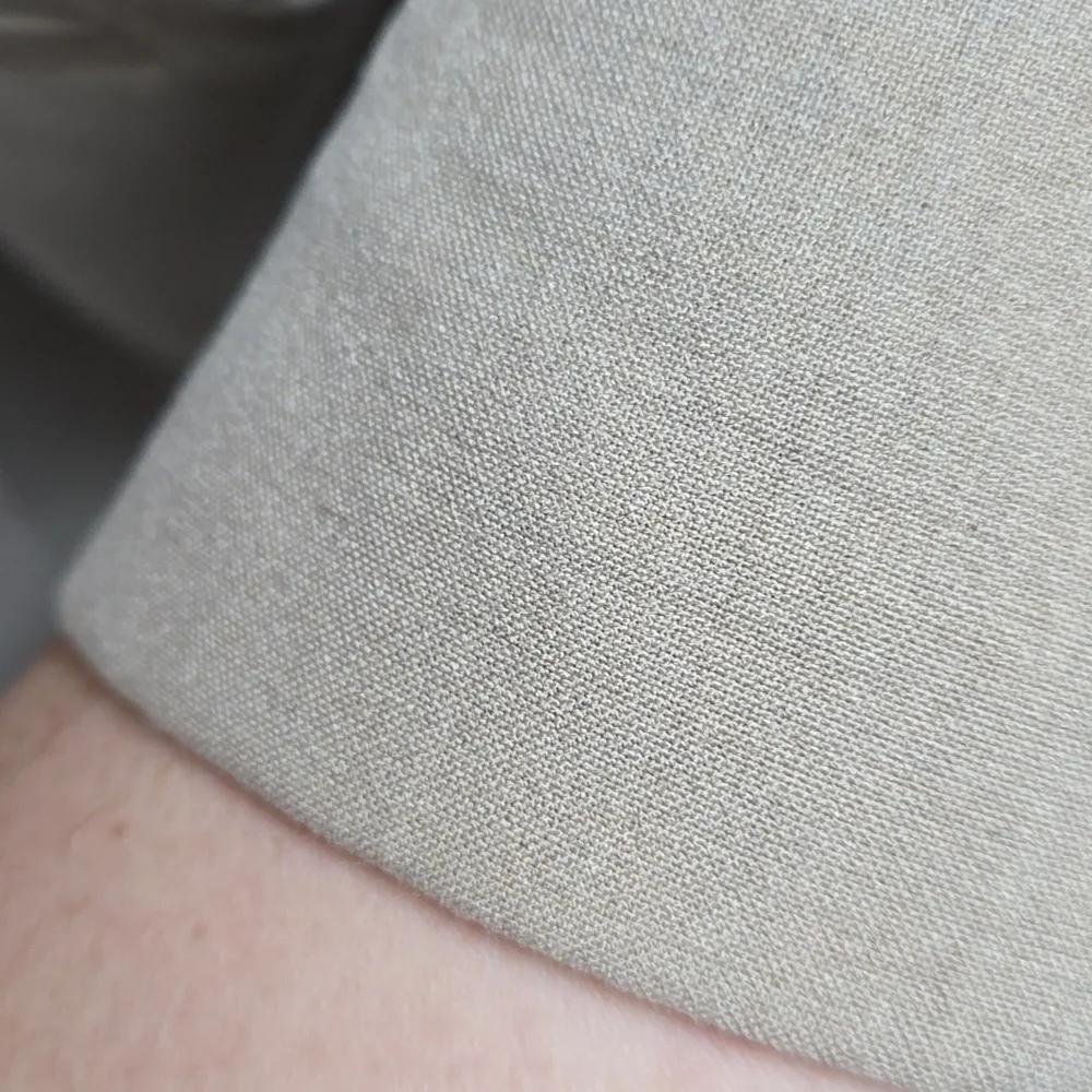 Zara, Mini Dress, Fitted, Cream, Taupe, XS, Fully Lined, Stretch, Polyester - Picture 15 of 16